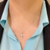 Croce con diamanti 