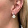 Orecchini con perle e diamanti 