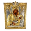 Icona bizantina in argento