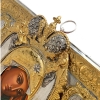 icona bizantina in argento