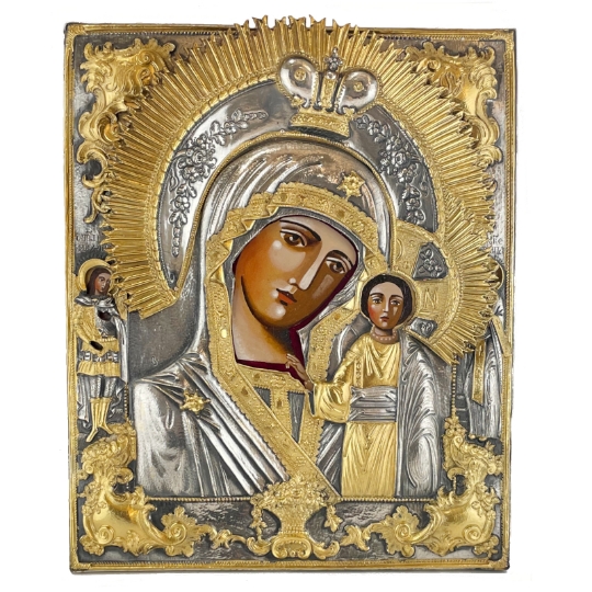 Icona in argento