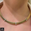 Collana maglia tubogas in argento