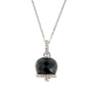 Pendente a campanella con diamanti ed onice