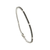 bracciale tennis diamanti neri e bianchi