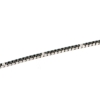 bracciale tennis diamanti neri e bianchi