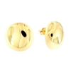 Orecchini in argento a bottone