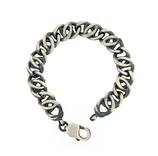 Bracciale da uomo in argento