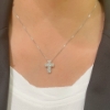 Croce con diamanti 