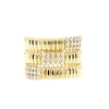 Anello fascia tubogas con diamanti
