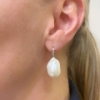 Orecchini con perle barocche e diamanti 