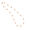 Collana in oro e sfere di corallo