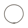 Bracciale tennis uomo con diamanti neri