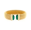 Bracciale rigido in argento e pietre