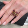 Anello in argento ed ametista 