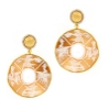 Orecchini in argento pendenti con cammeo