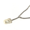 Collana in oro con perla barocca e diamanti