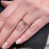 Anello solitario con diamante