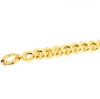 Bracciale maglia grumette in argento dorato