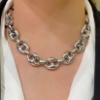Collana maglia marina in argento 