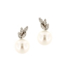 Orecchini con perle e diamanti