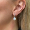 Cerchi con diamanti e perle