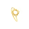 Anello in oro con sole