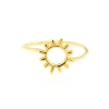 Anello in oro con sole