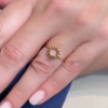 Anello in oro con sole