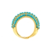 Anello in argento e turchese