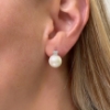 Orecchini con perle e diamanti 