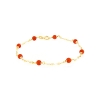 Bracciale in oro e corallo