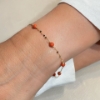 Bracciale in oro e corallo