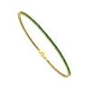 Bracciale in oro con smeraldi