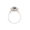 Anello con zaffiro e diamanti