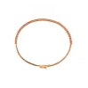 Bracciale tennis rigido con rubini