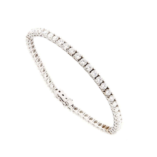 Bracciale tennis con diamanti