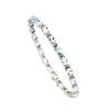 Bracciale con acquamarina e diamanti