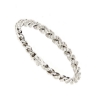 Bracciale a treccia con diamanti