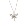 Pendente libellula con diamanti