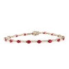 Bracciale con rubini e diamanti