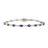 Bracciale con zaffiri e diamanti