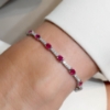 Bracciale con rubini e diamanti 