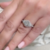 Anello con diamanti 