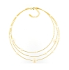 Choker in argento e perle
