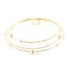 Choker in argento e perle