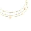 Choker in argento e perle