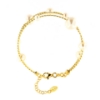 Bracciale a fili in argento e perle