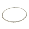 Collana grumette in argento e zirconi