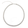 Collana tennis in argento e zirconi