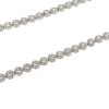Collana tennis in argento e zirconi